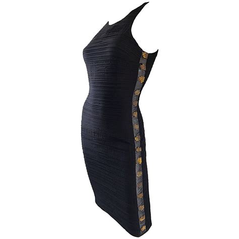 versace black dress 2015|gianni versace black dress.